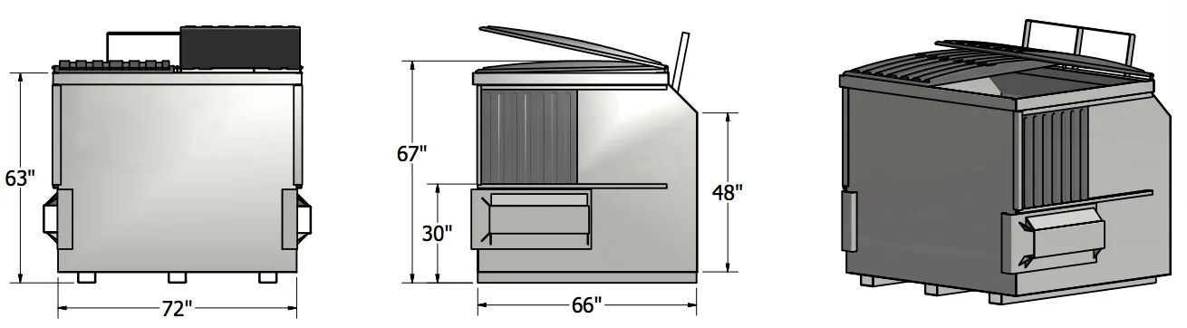 6 Yard Flat Top